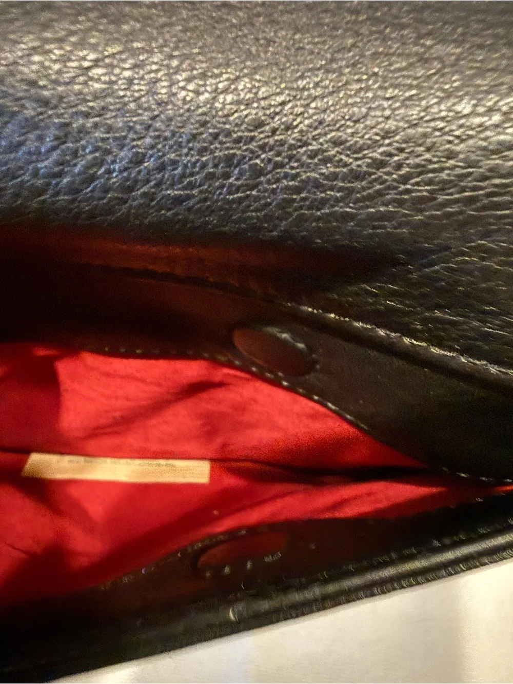 Hammitt Black Leather Messenger Bag with Brown Trim
